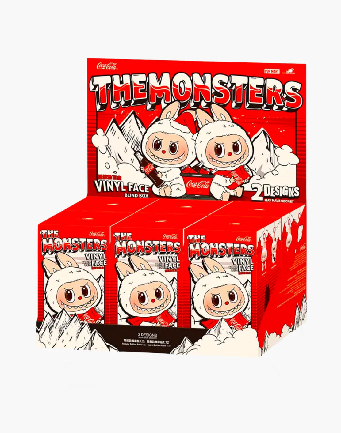 pop mart labubu the monsters coca cola series vinyl face sealed case (6 blind box)