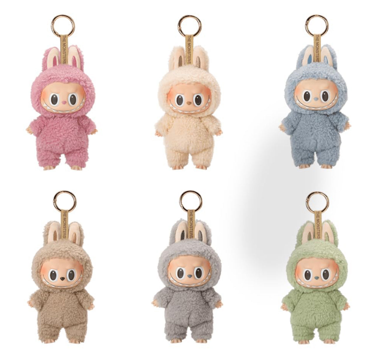 pop mart labubu the monsters exciting macaron vinyl face sealed case (6 blind boxes)