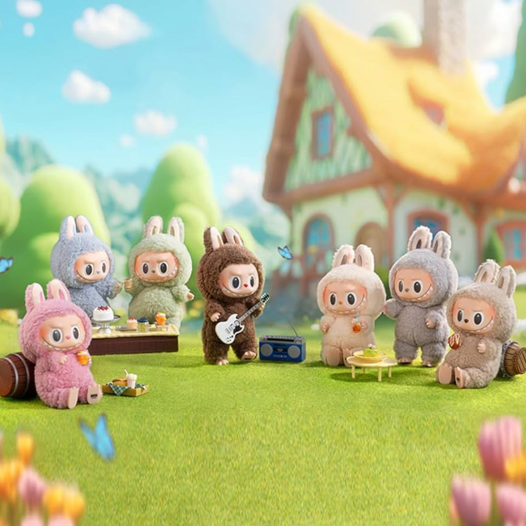 pop mart labubu the monsters exciting macaron vinyl face sealed case (6 blind boxes)