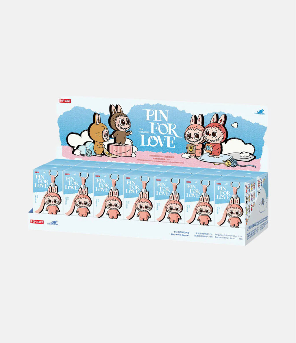 labubu the monsters pin for love 14-pack (n-z)